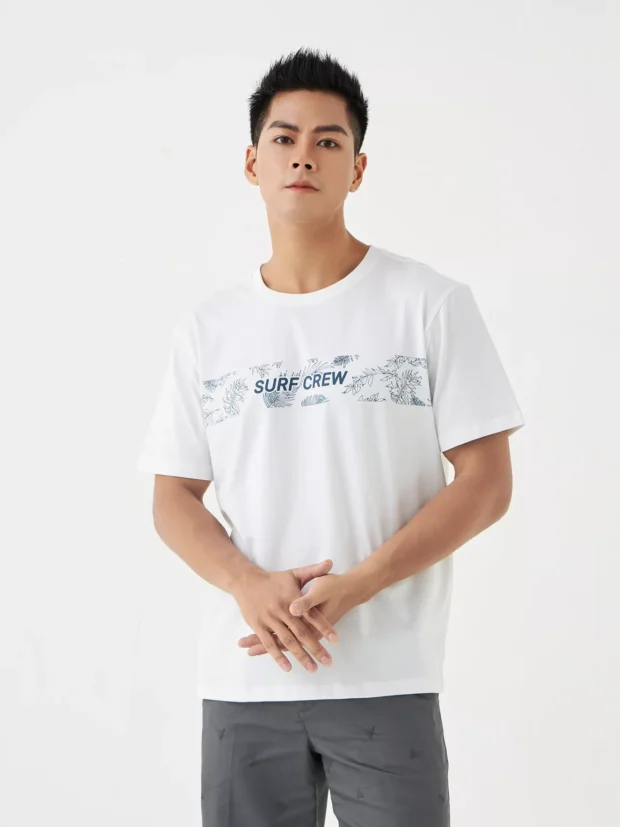 Áo Thun Nam Ngắn Tay Họa Tiết Phom Casual - Hình ảnh 6