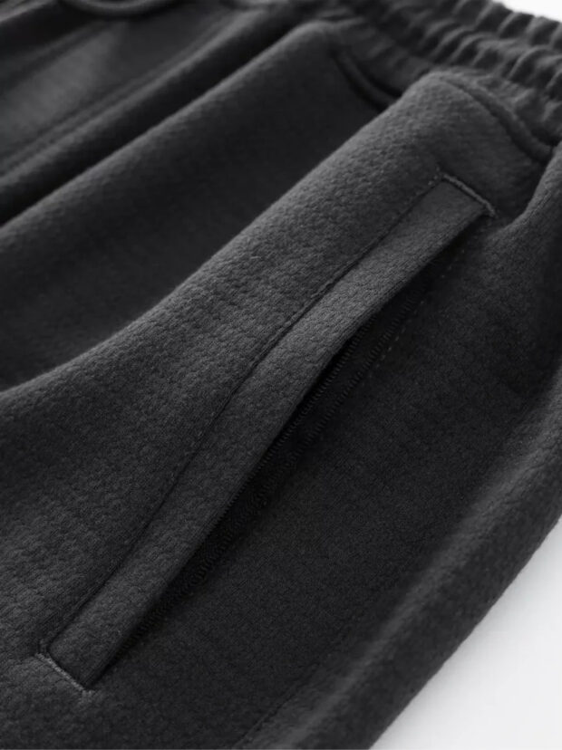 Quần Nỉ Nam Cotton Trơn Vải Hiệu Ứng Casual - Hình ảnh 6