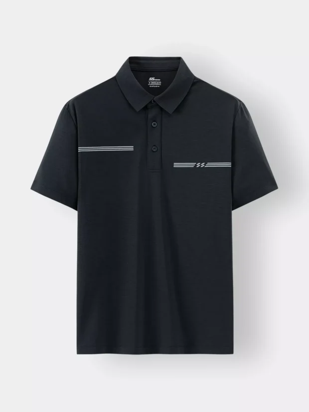 Áo Polo Nam Premium In Kẻ Phom Regular APC24034