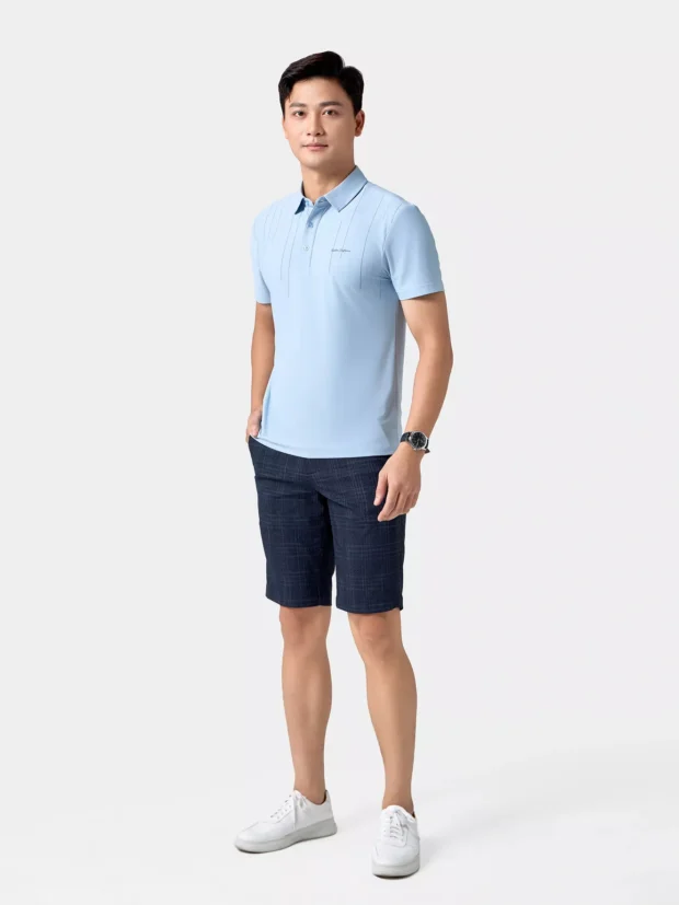Áo Polo Nam Họa Tiết Phom Slimfit APC24031 - Hình ảnh 4