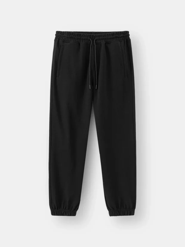 Quần Nỉ Nam Cotton Trơn Vải Hiệu Ứng Casual - Hình ảnh 2