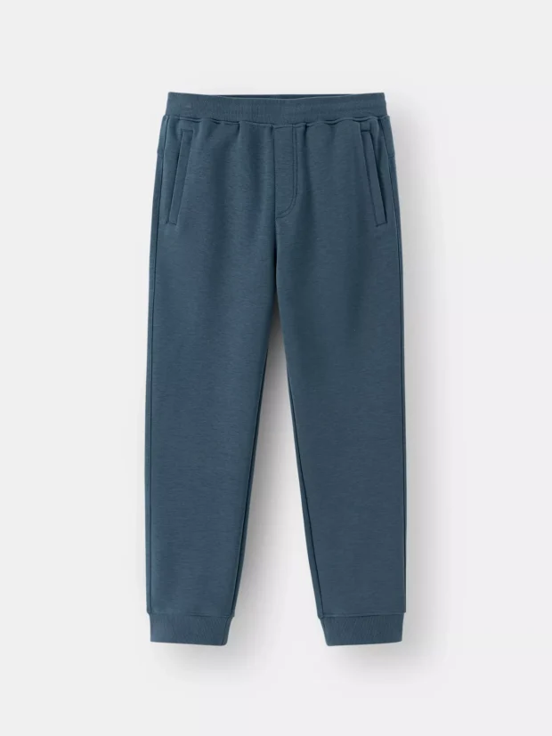 Quần Nỉ Nam Trơn Cạp Chun Phom Slimfit BQNI24026 - Hình ảnh 3