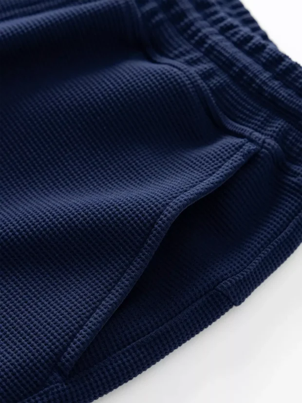 Quần Nỉ Nam Trơn Vải Hiệu Ứng Casual QNI24004 - Hình ảnh 5