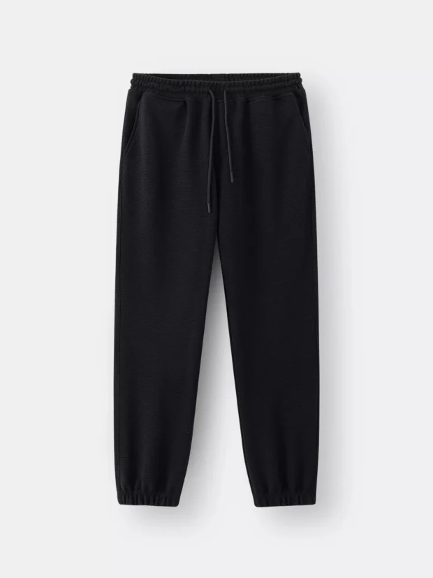 Quần Nỉ Nam Trơn Vải Hiệu Ứng Casual QNI24004 - Hình ảnh 3