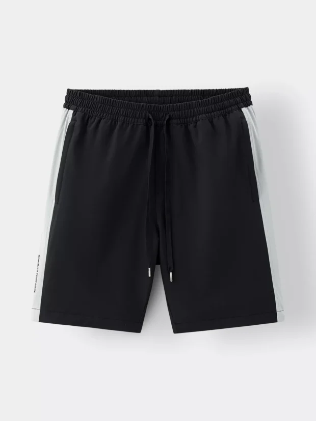 Quần Short Thể Thao Cạp Chun Can Phối Regular QST25007 - Hình ảnh 3