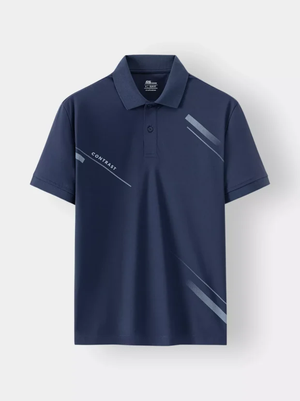 Áo Polo Nam Họa Tiết In Phom Slimfit APC24038 - Hình ảnh 4