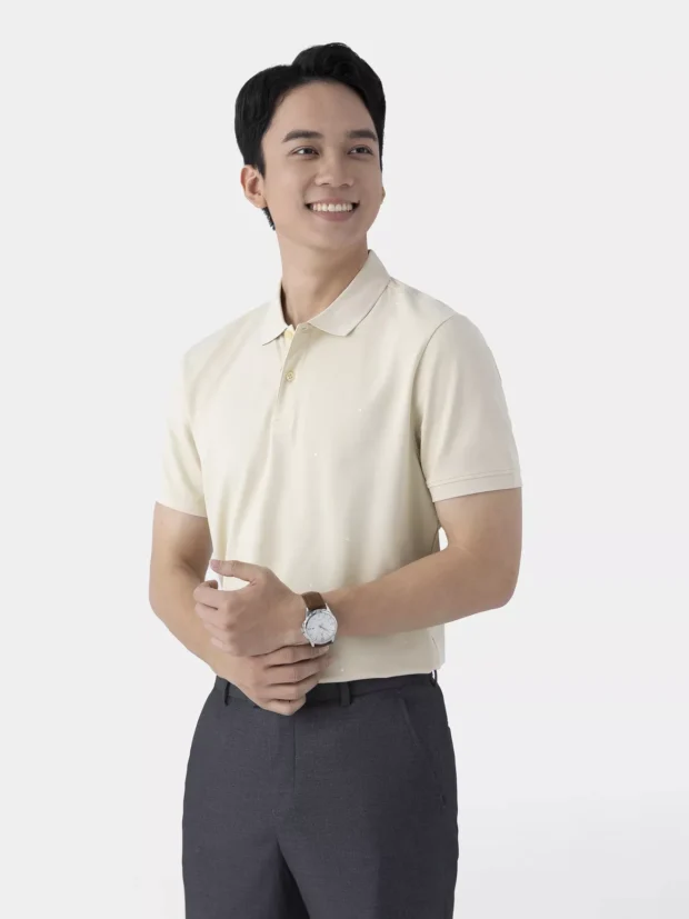 Áo Polo Nam Họa Tiết Hình Học Slimfit APC25076 - Hình ảnh 8