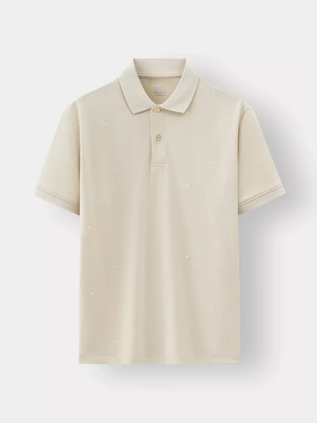 Áo Polo Nam Họa Tiết Hình Học Slimfit APC25076