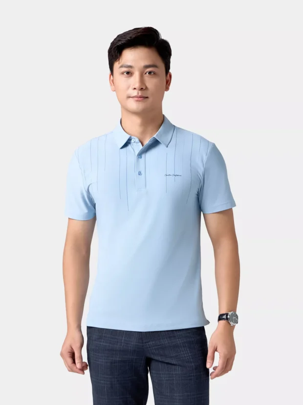 Áo Polo Nam Họa Tiết Phom Slimfit APC24031 - Hình ảnh 5