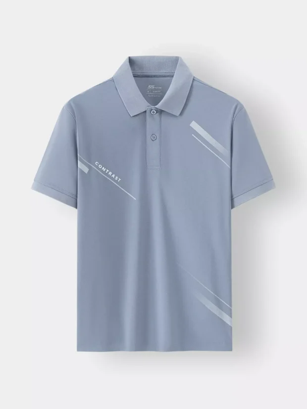 Áo Polo Nam Họa Tiết In Phom Slimfit APC24038