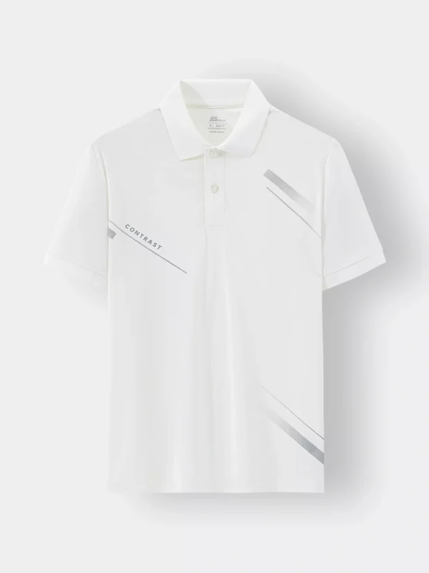 Áo Polo Nam Họa Tiết In Phom Slimfit APC24038 - Hình ảnh 5