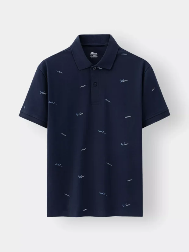 Áo Polo Nam Ngắn Tay Họa Tiết Phom Slimfit APC25029